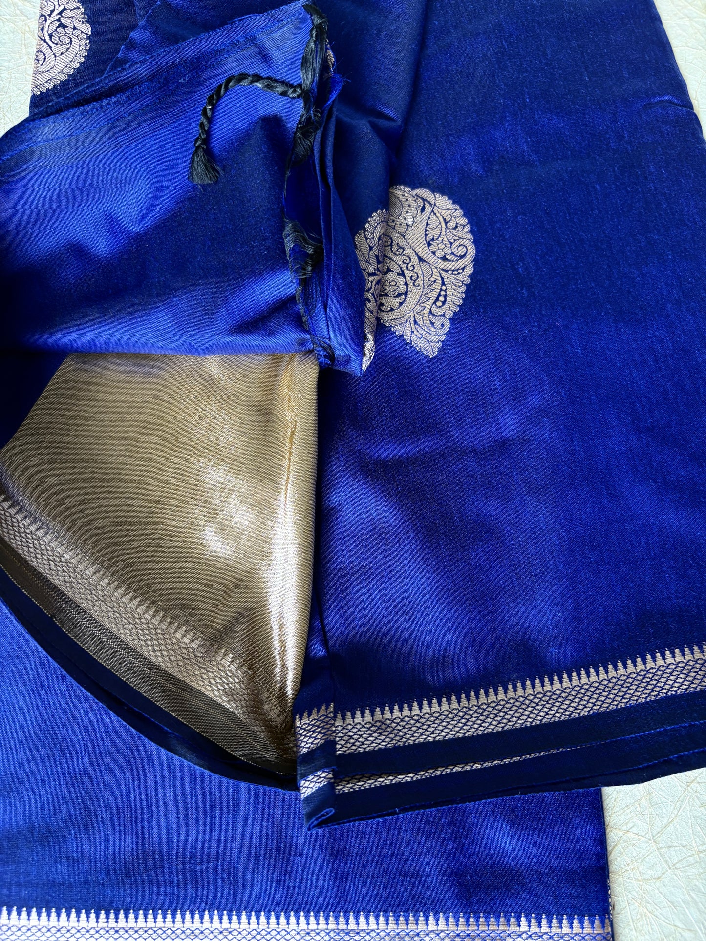 Royal Blue Soft Silk Saree