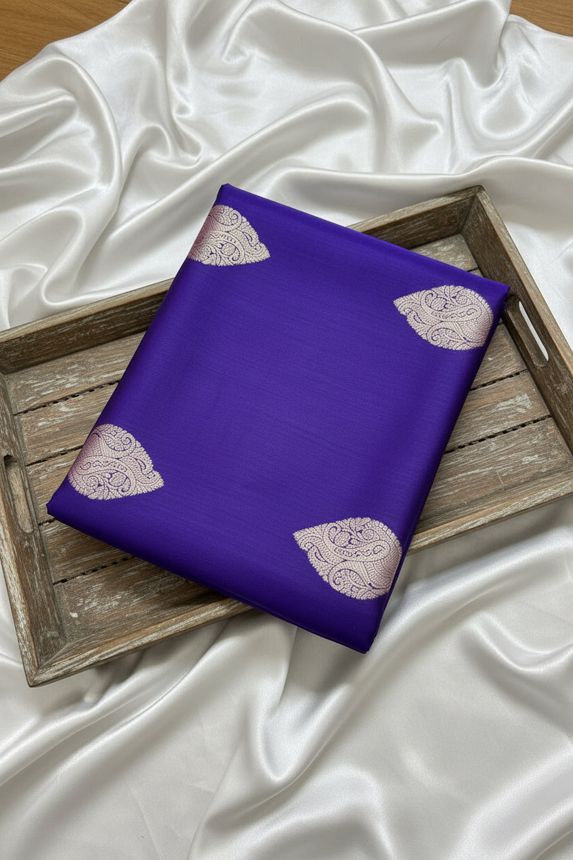 Royal Blue Soft Silk Saree
