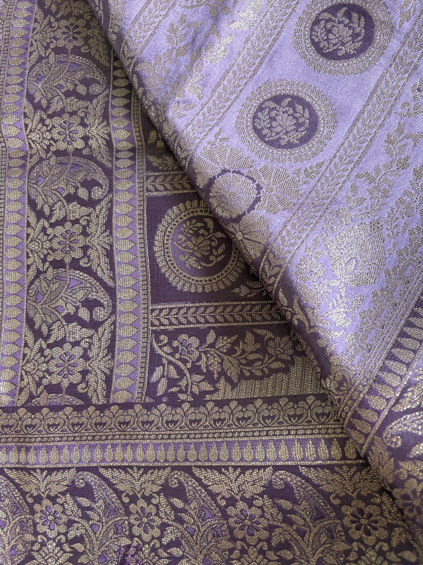 Royal Purple Jamun Soft Silk Saree