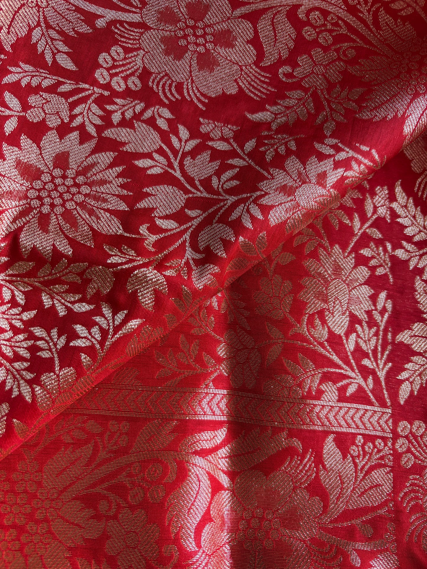 Bridal Red Soft Silk Saree
