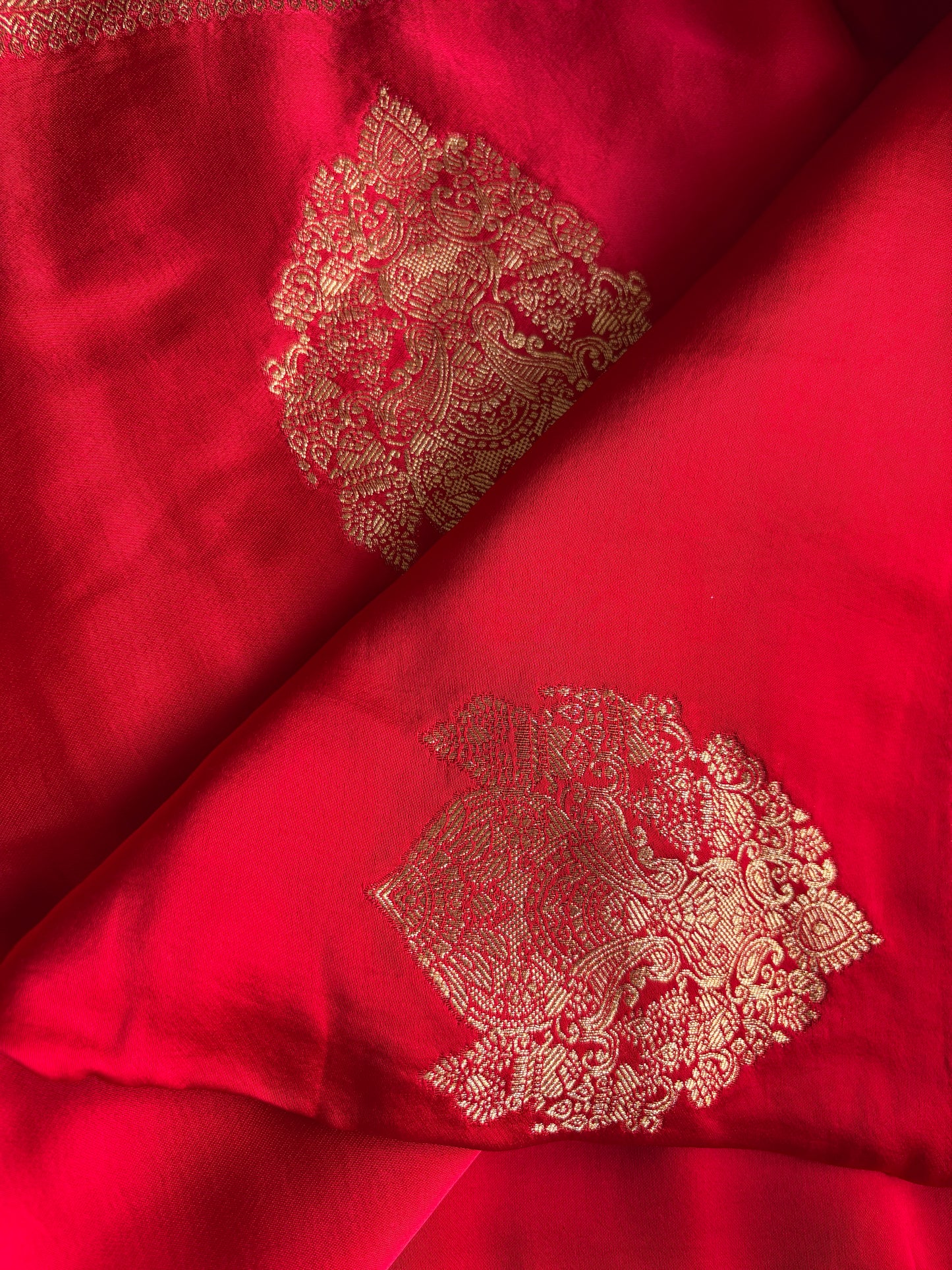 Bridal Red Pure Silk