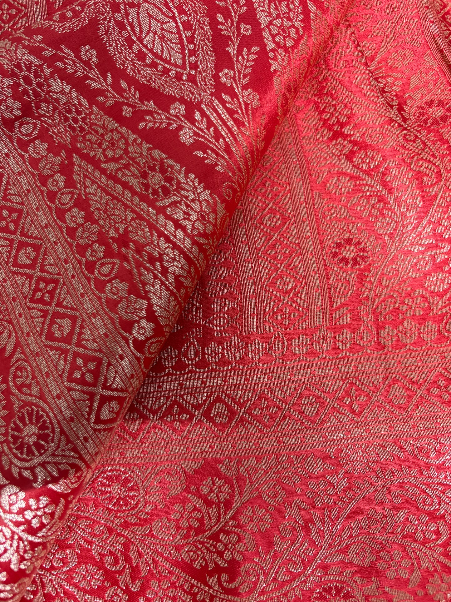 Red Banarasi Silk Saree