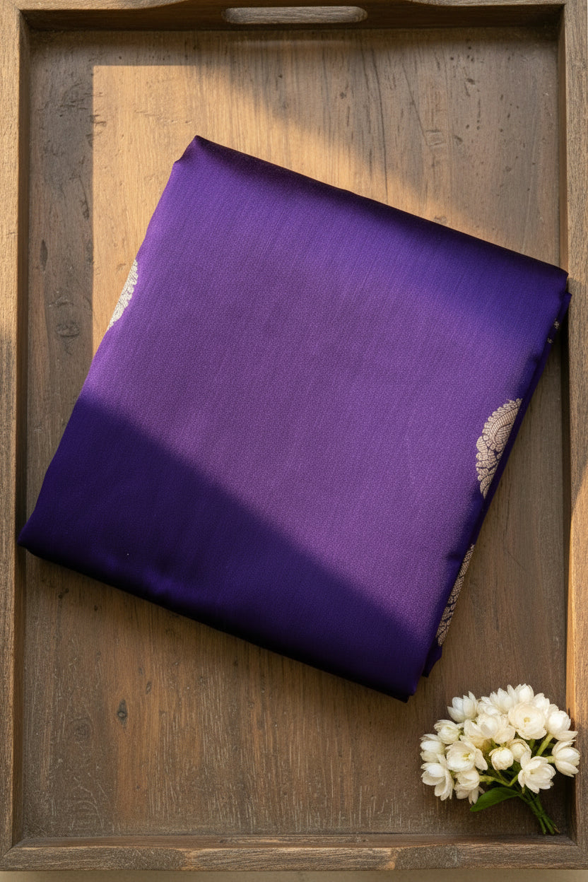 Royal Blue Soft Silk Saree