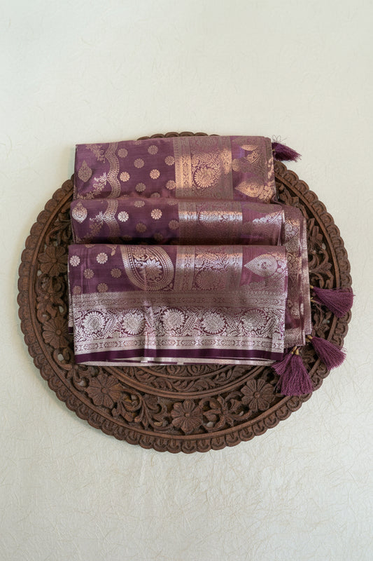 Royal Purple  Soft Silk Saree