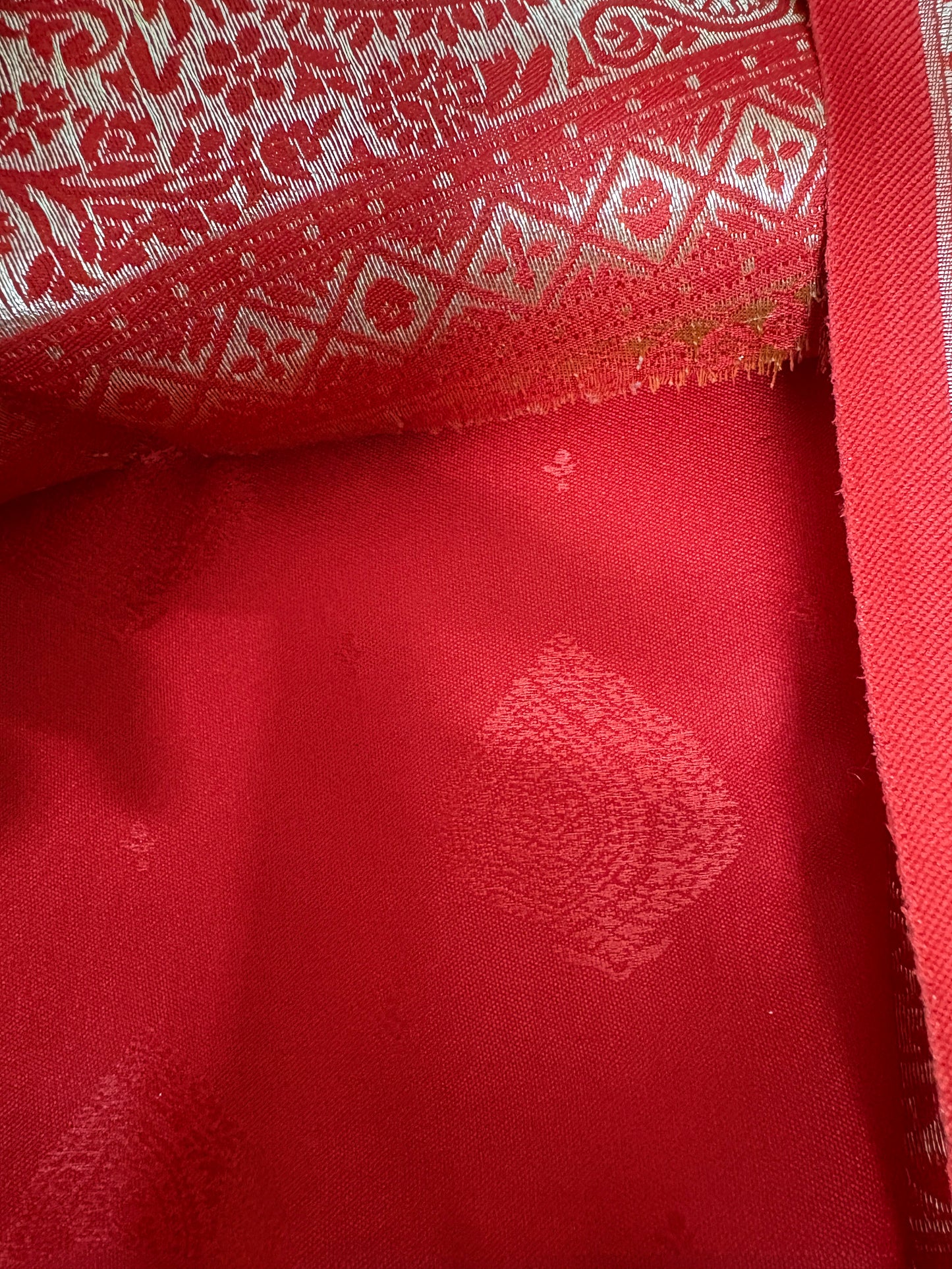 Red Banarasi Silk Saree