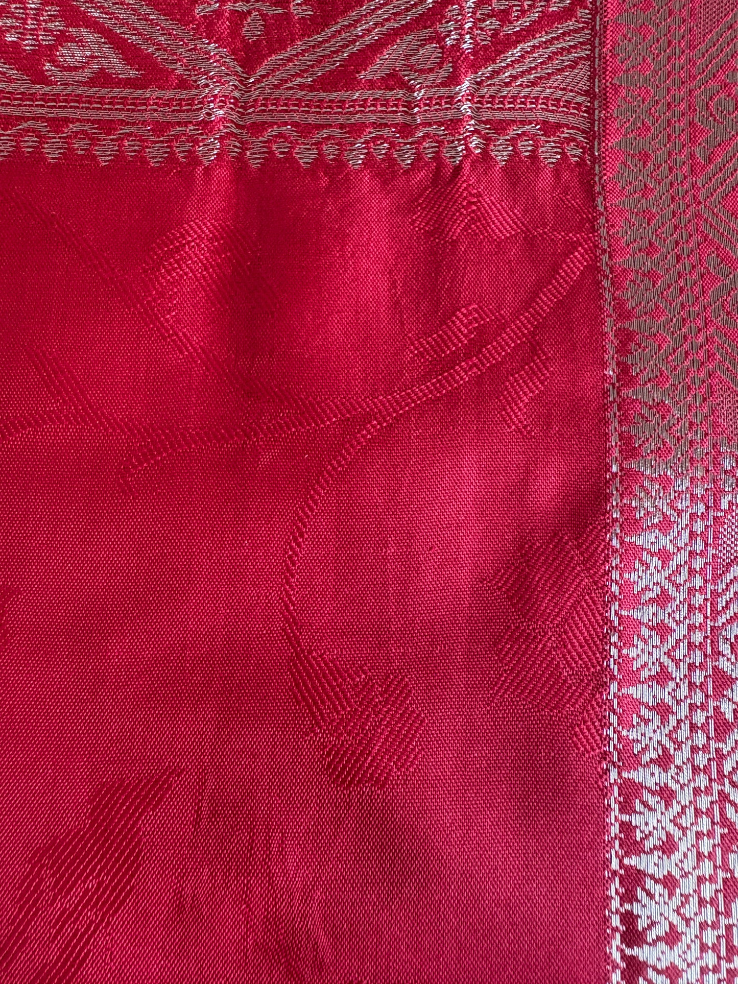 Bridal Red soft Silk Saree