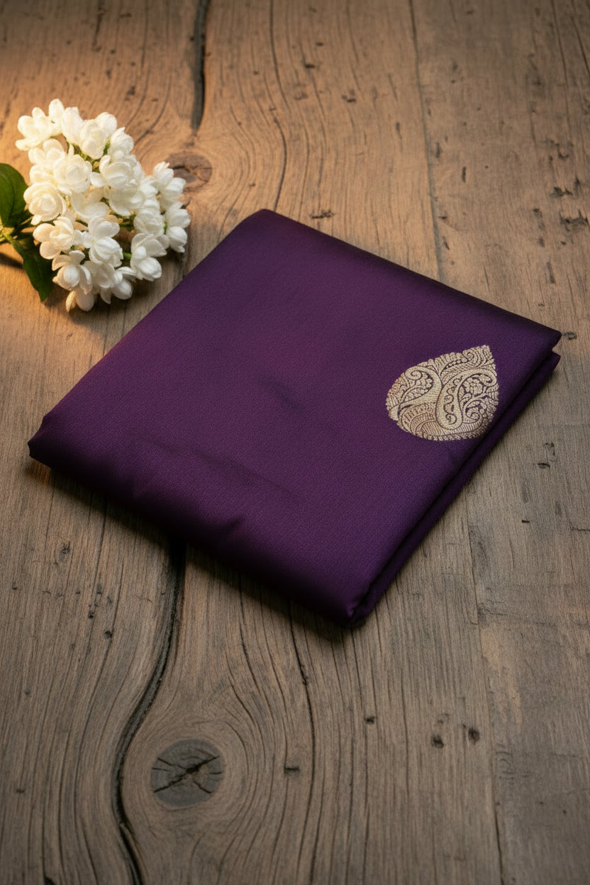 Deep Purple Soft Silk Saree