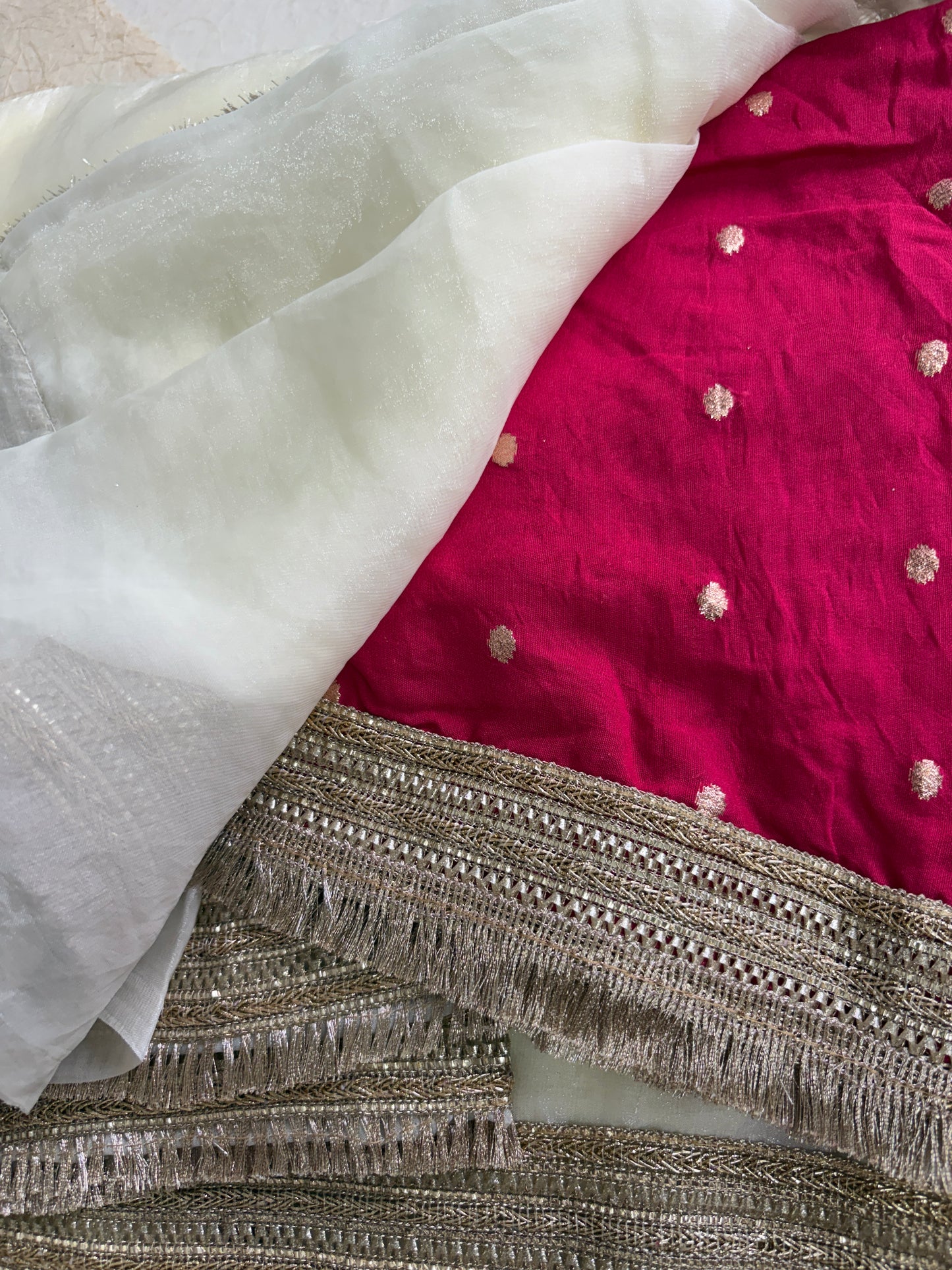 Banarasi White tissue silk saree