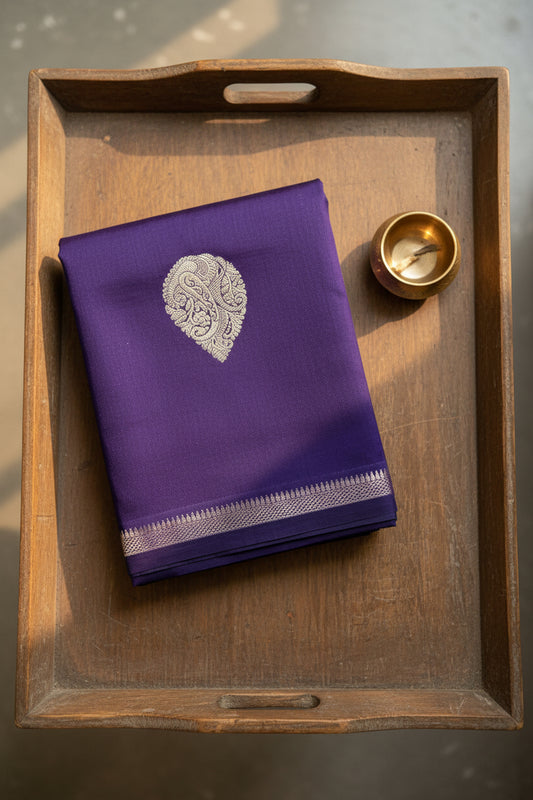 Royal Blue Soft Silk Saree