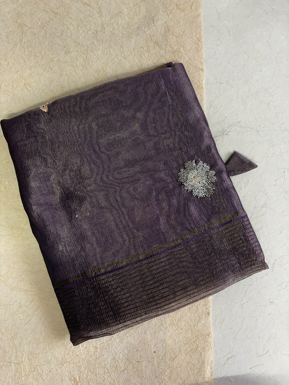 Tissue silk saree