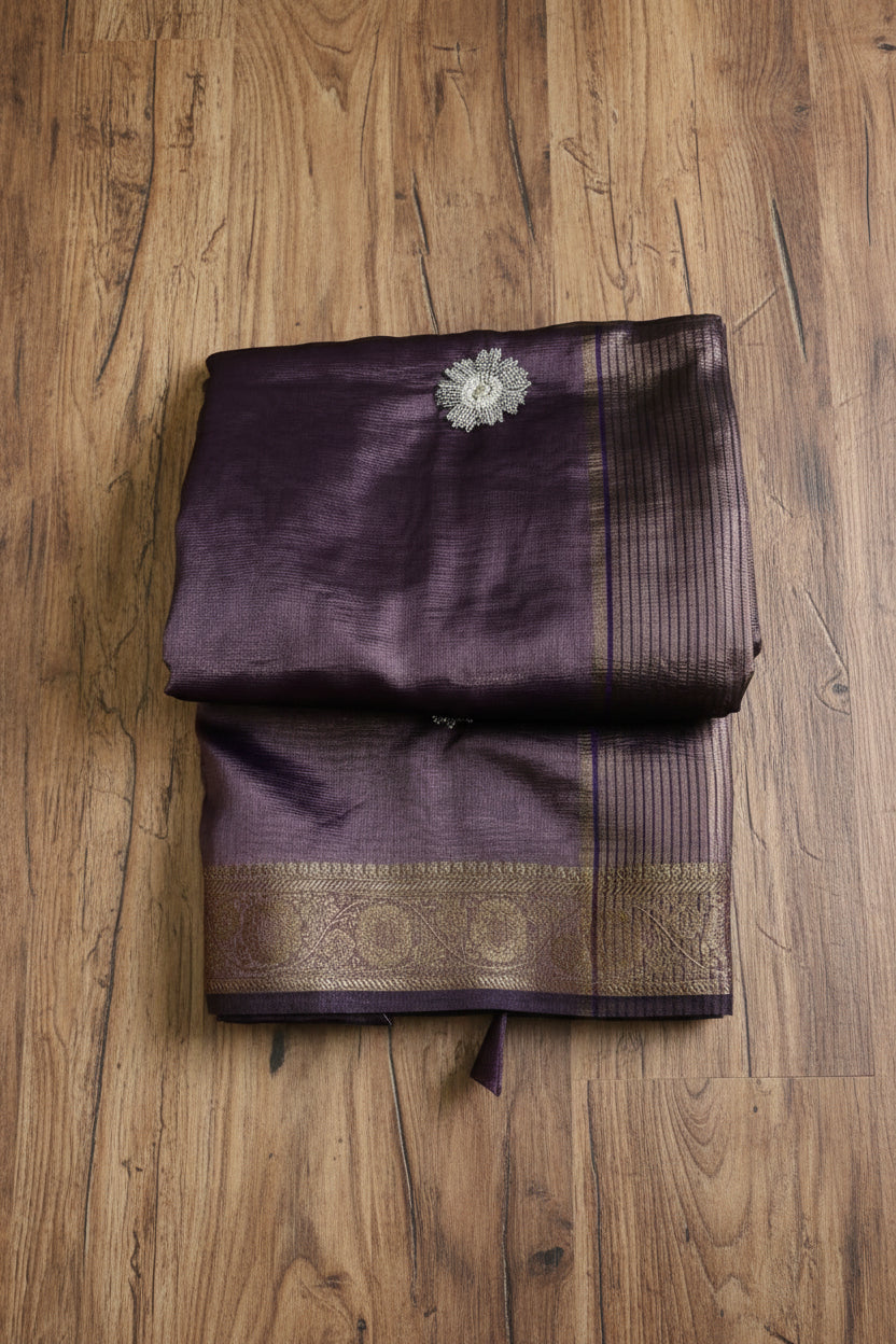 Tissue silk saree